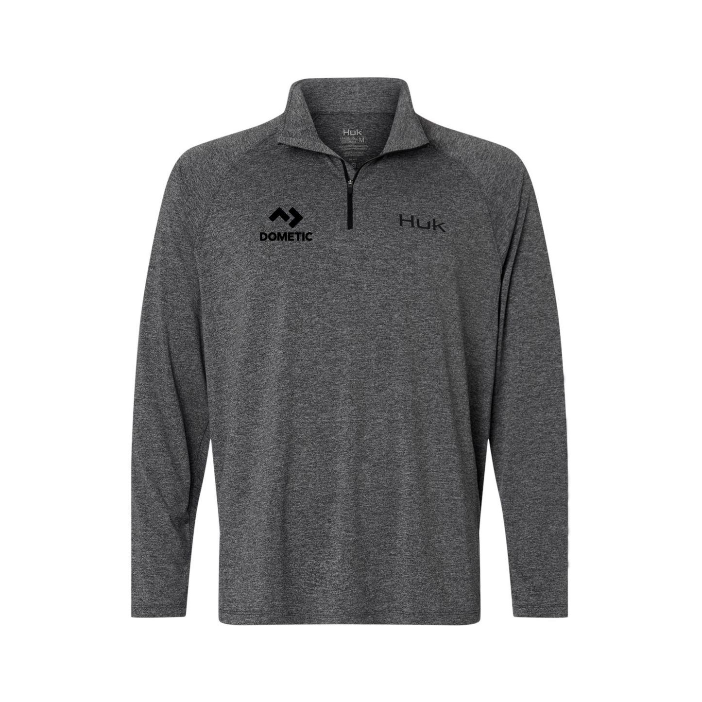 HUK Men's Airweight Heather Quarter-Zip Pullover - H1200715