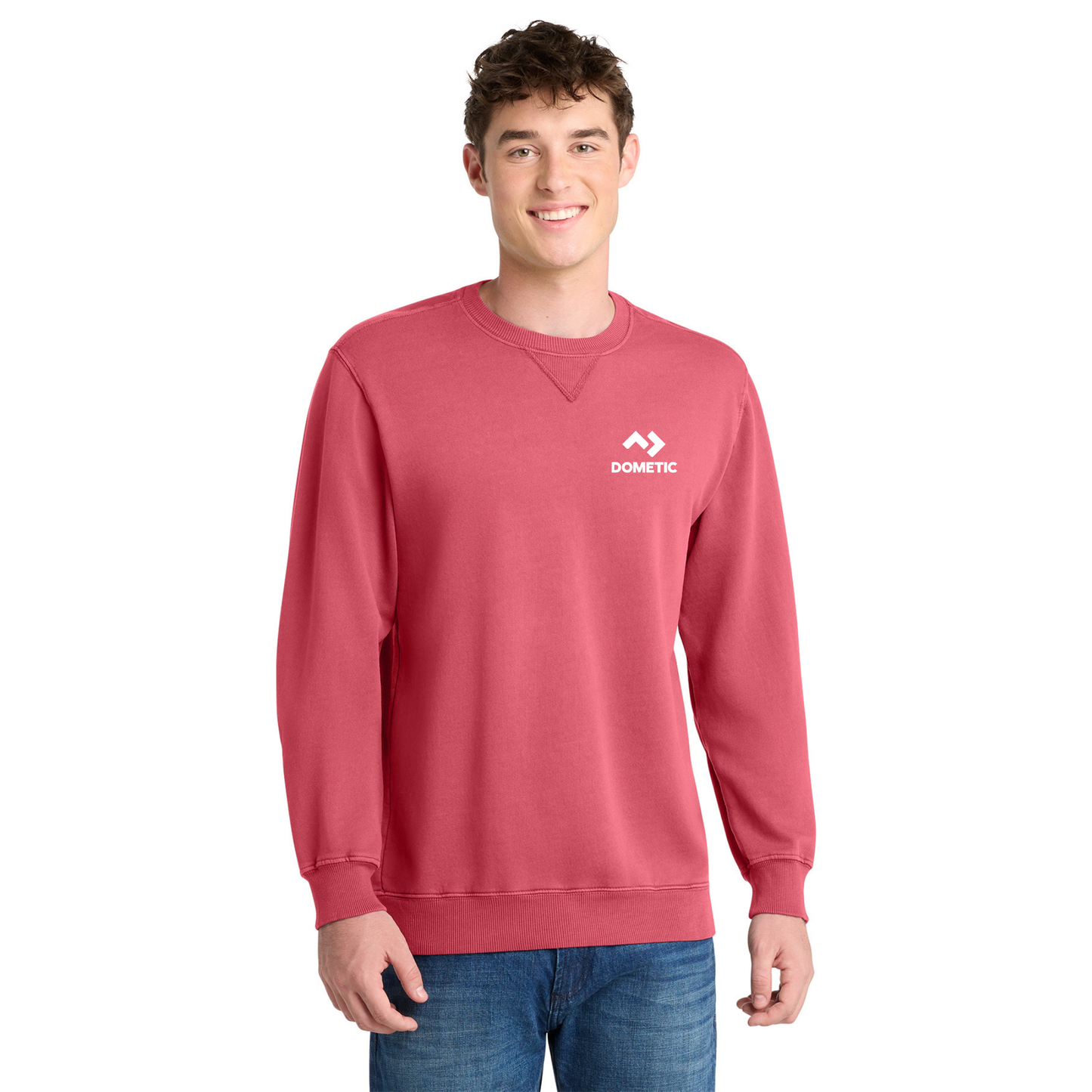 Port & Co™ Beach Wash® Garment-Dyed Crewneck Sweatshirt - PC098