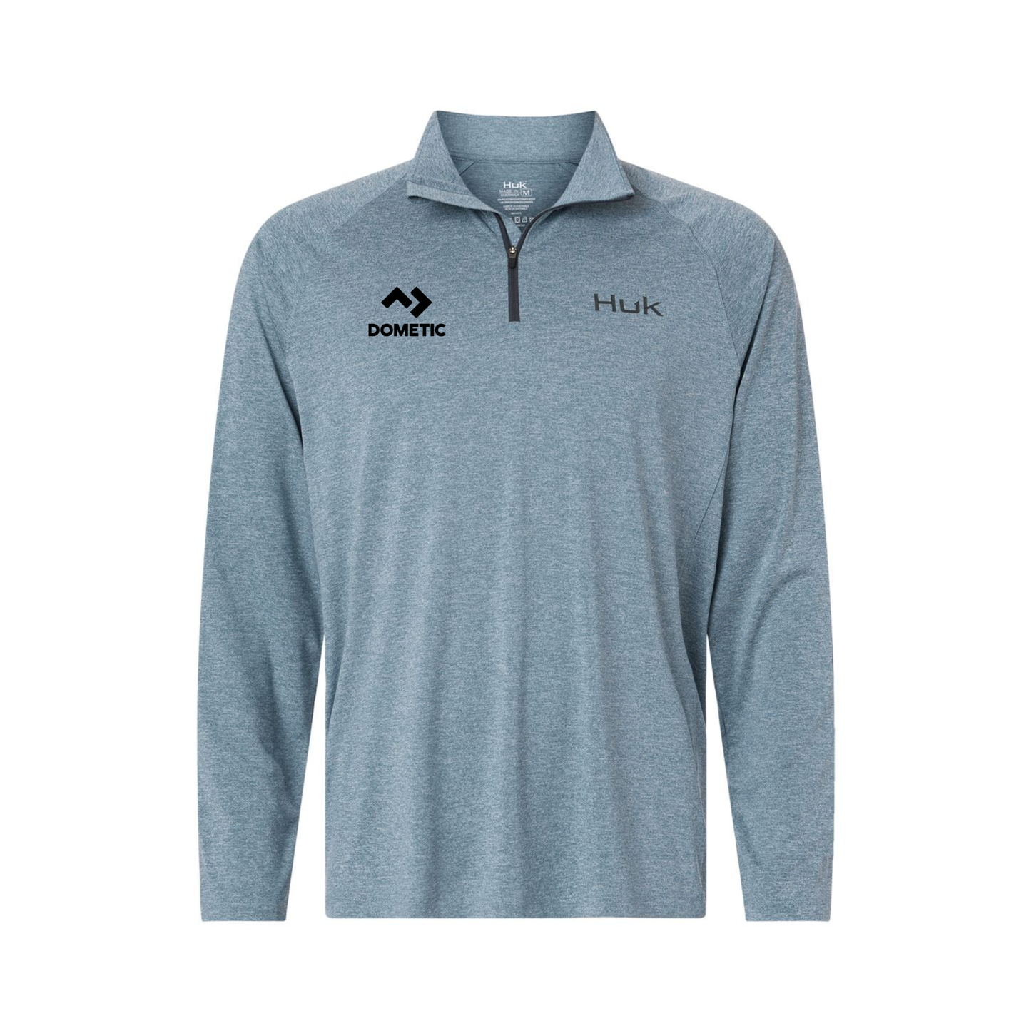 HUK Men's Airweight Heather Quarter-Zip Pullover - H1200715