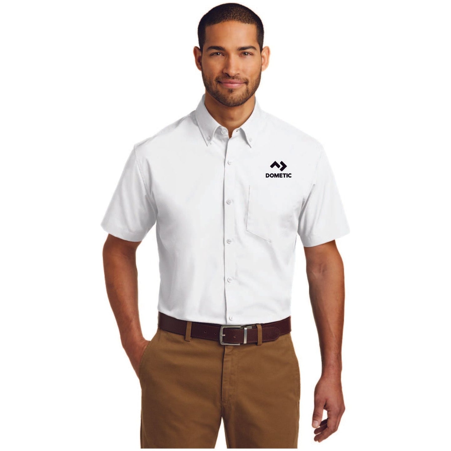 Port Authority® Short Sleeve Carefree Poplin Shirt - W101